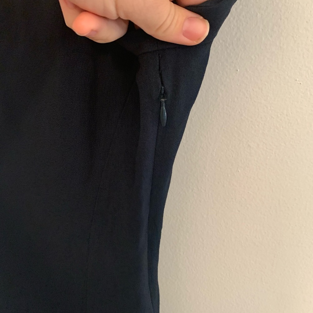 Theory Black Collared Mini Dress - Picture 4 of 6